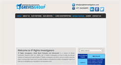 Desktop Screenshot of iprightsinvestigators.com